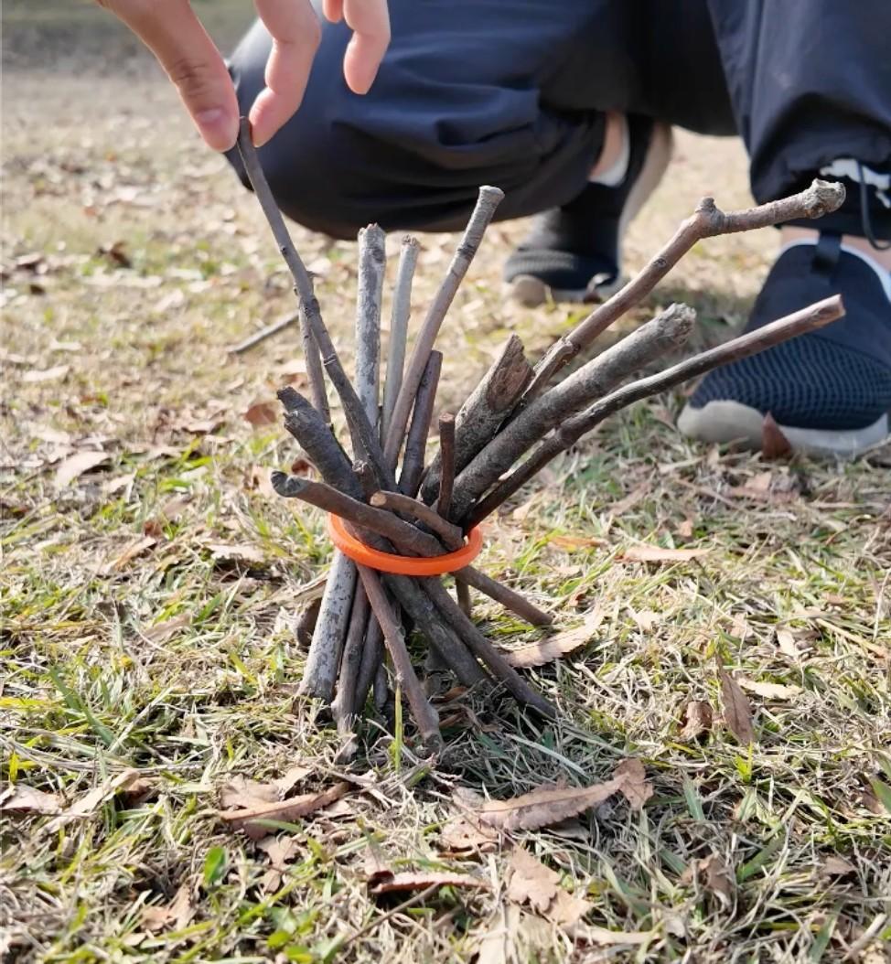 輪っかを使ってバランスゲーム